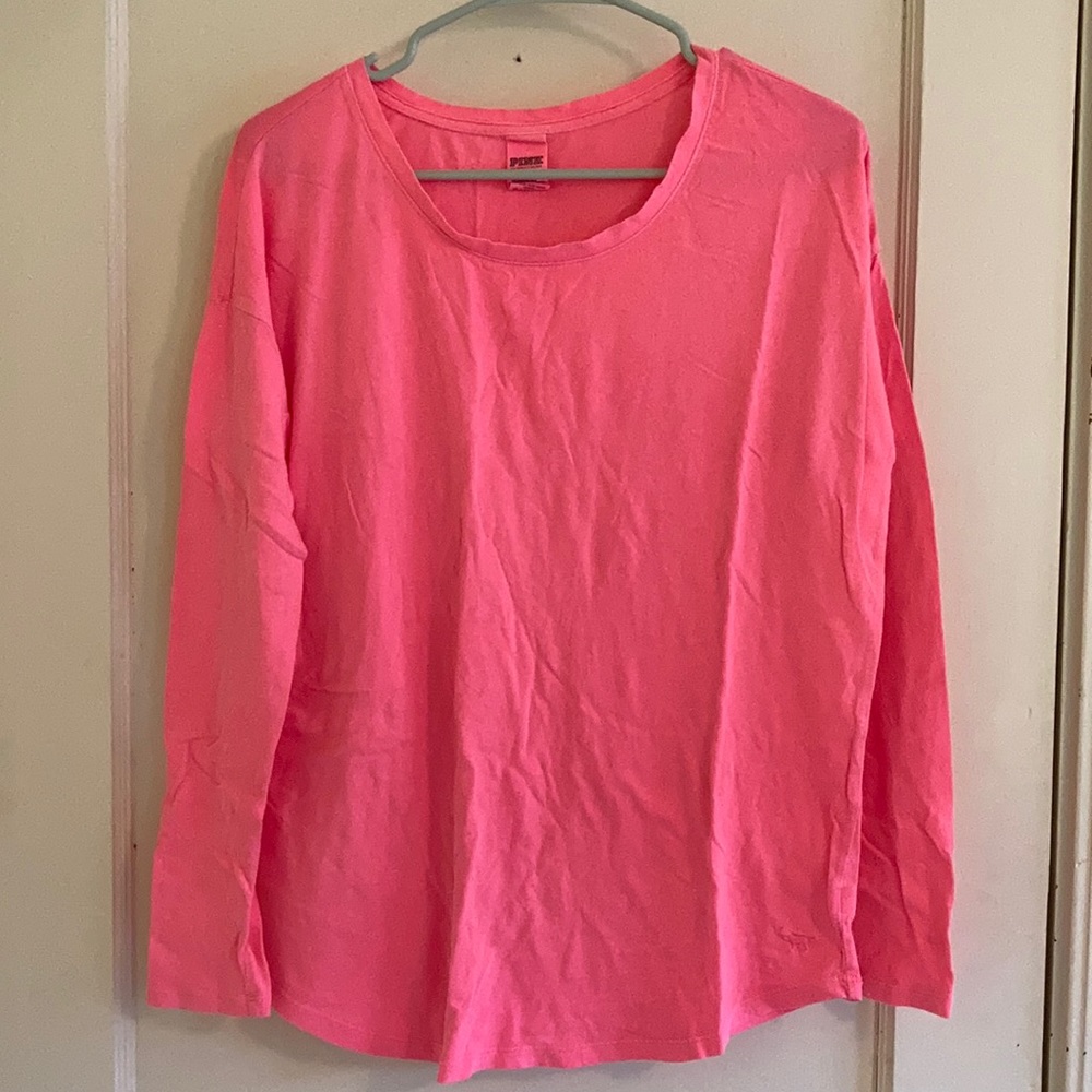 VS PINK Long-Sleeved PJ Top